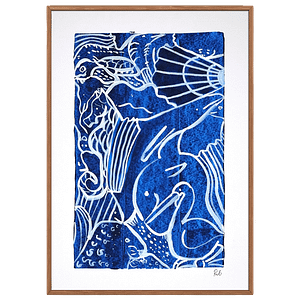 Havets dyr dark blue